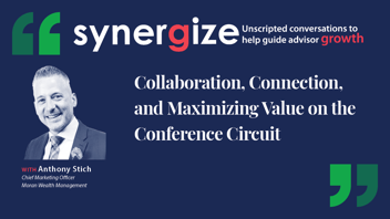 Synergize Podcast Card with Guest Anthony Stich