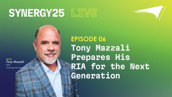 Tony Mazzali Synergy25 Live Synergize Podcast