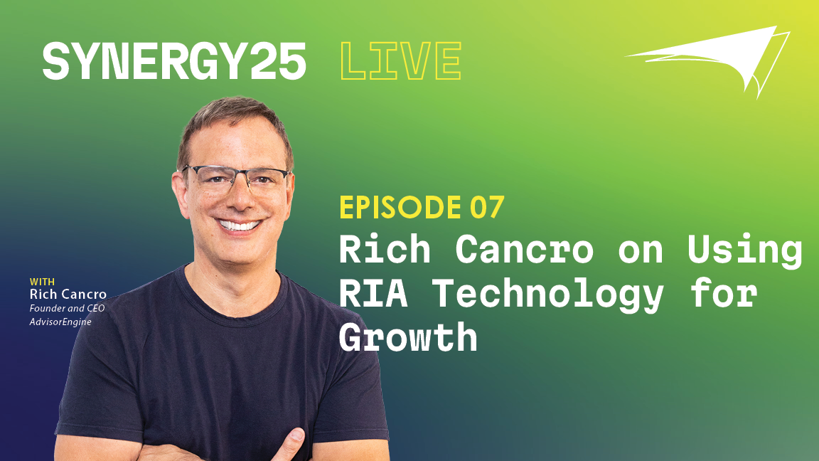 Rich Canro Synergy25 Live Synergize Podcast