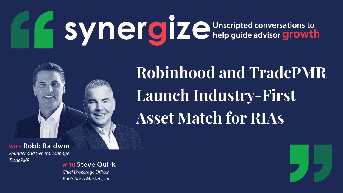 Robinhood and TradePMR Launch Industry-First Asset Match for RIAs